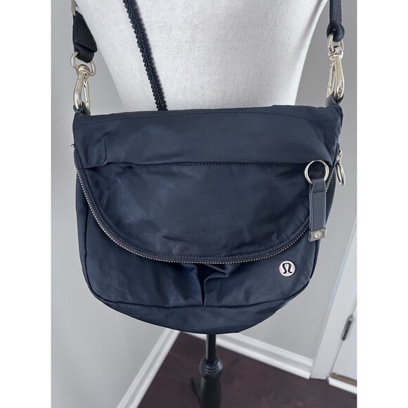 lululemon athletica Handbags - Lululemon Black Nylon Crossbody Bag